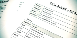 Callsheet Printing